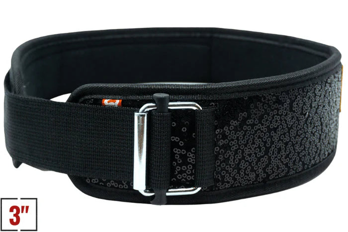 3" Petite Black Magic Weightlifting Belt