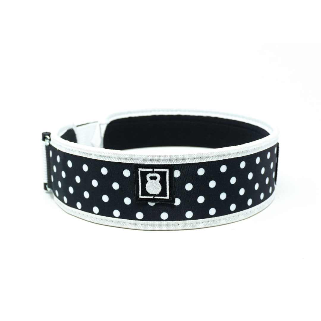 3" Petite Polka Dot Weightlifting Belt