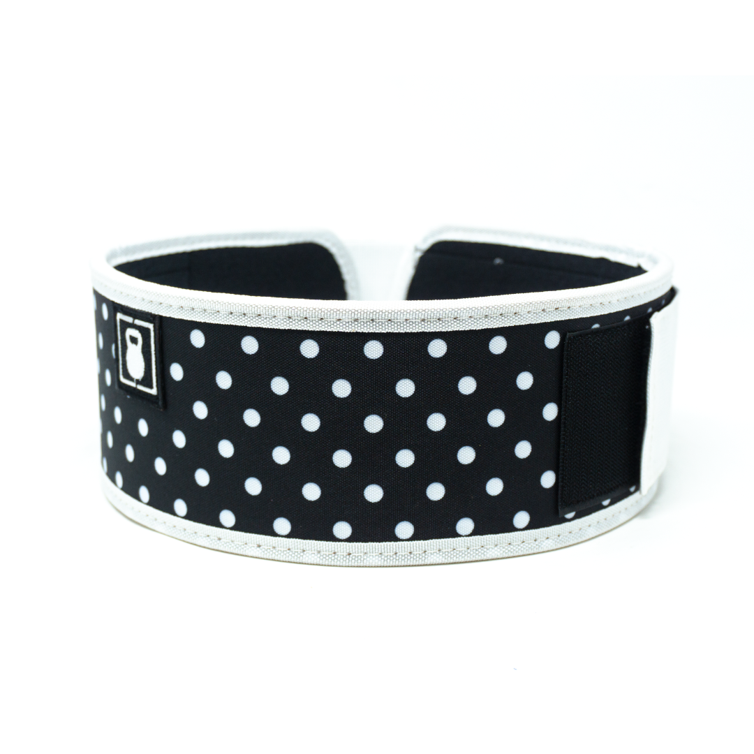 Polka Dot 4" Weightlifting Belt