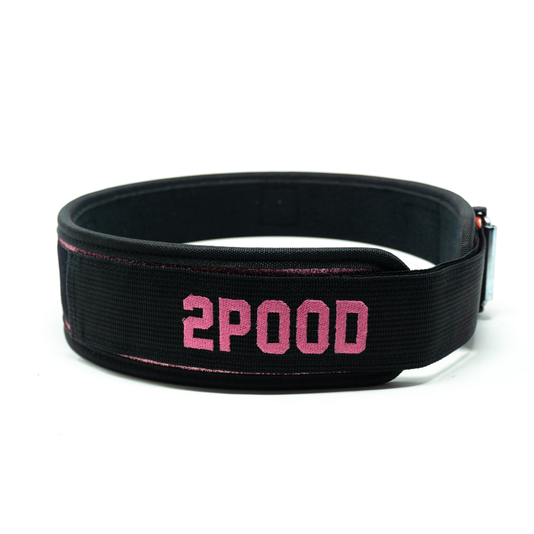 3" Petite Bubblegum Weightlifting Belt