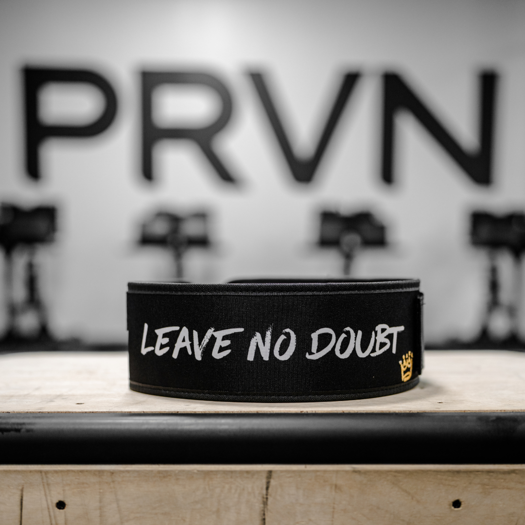 Leave No Doubt by PRVN 4" Weightlifting Belt