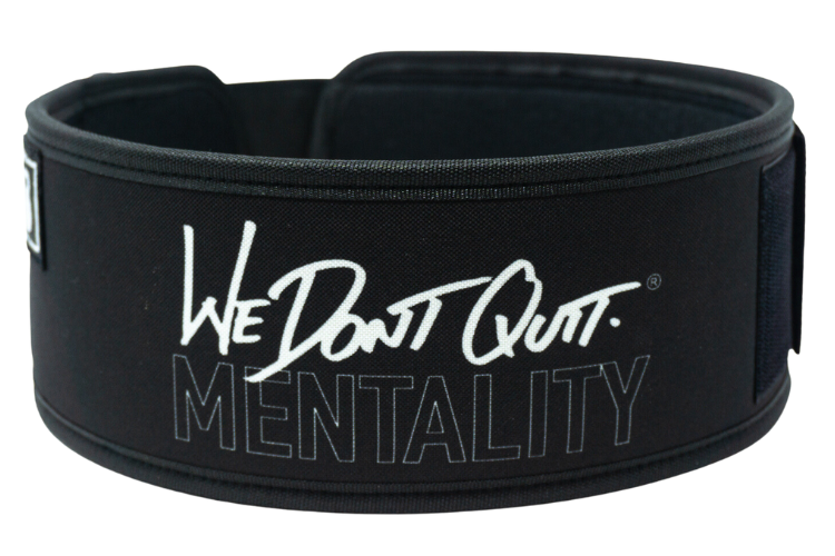 We Don&#39;t Quit by Craig Richey 4&quot; Weightlifting Belt