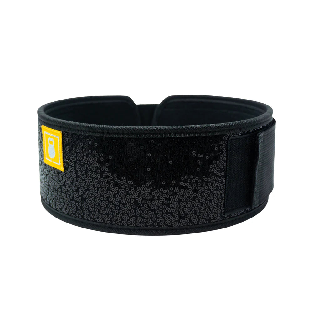 Black Magic (sparkle) 4" Weightlifting Belt