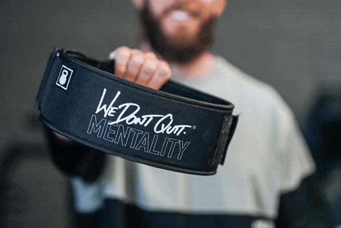 We Don't Quit by Craig Richey 4" Weightlifting Belt