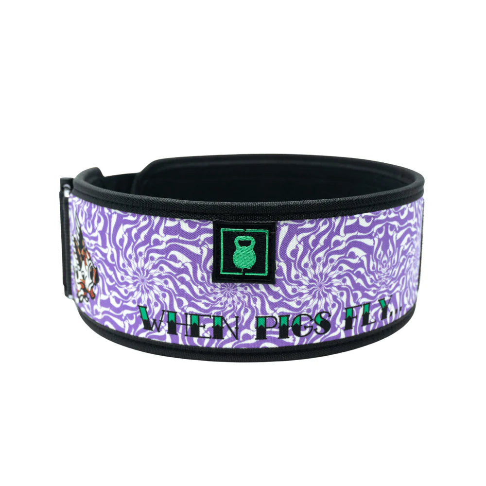 When Pigs Fly By Danielle Brandon 4" Weightlifting Belt