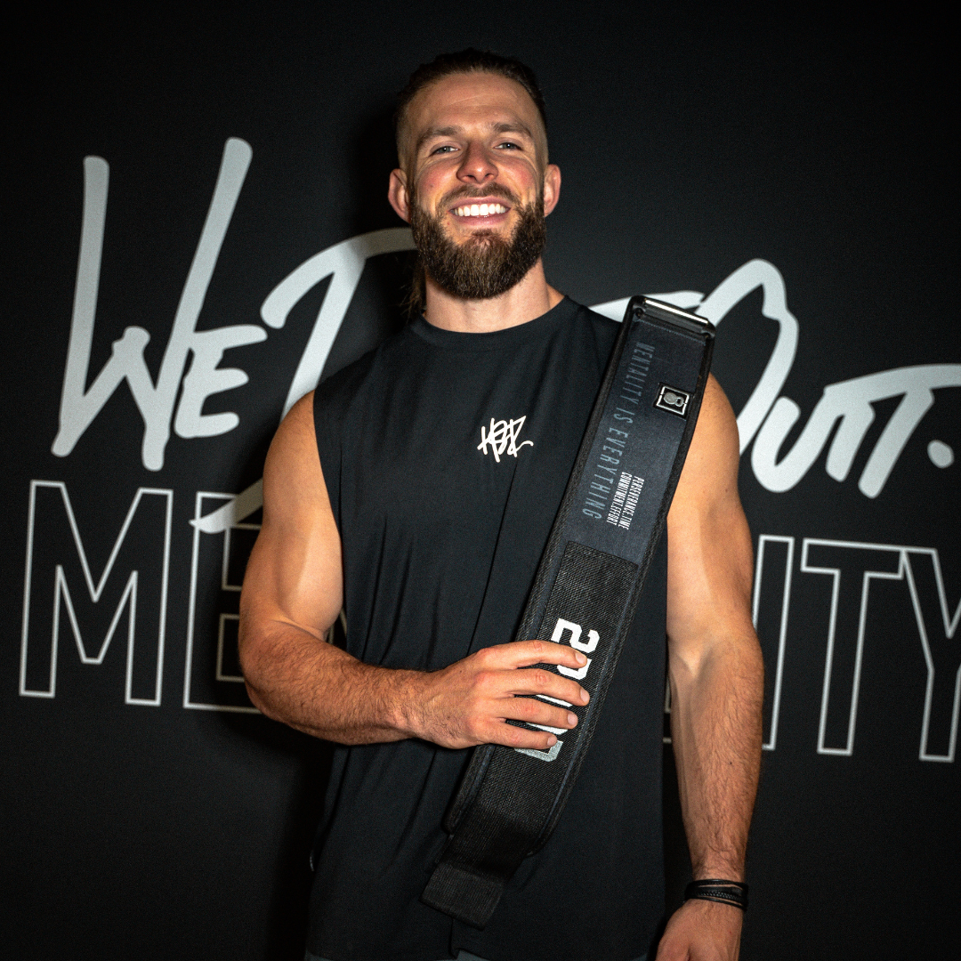 Mentality Is Everything by Craig Richey 4" Weightlifting Belt