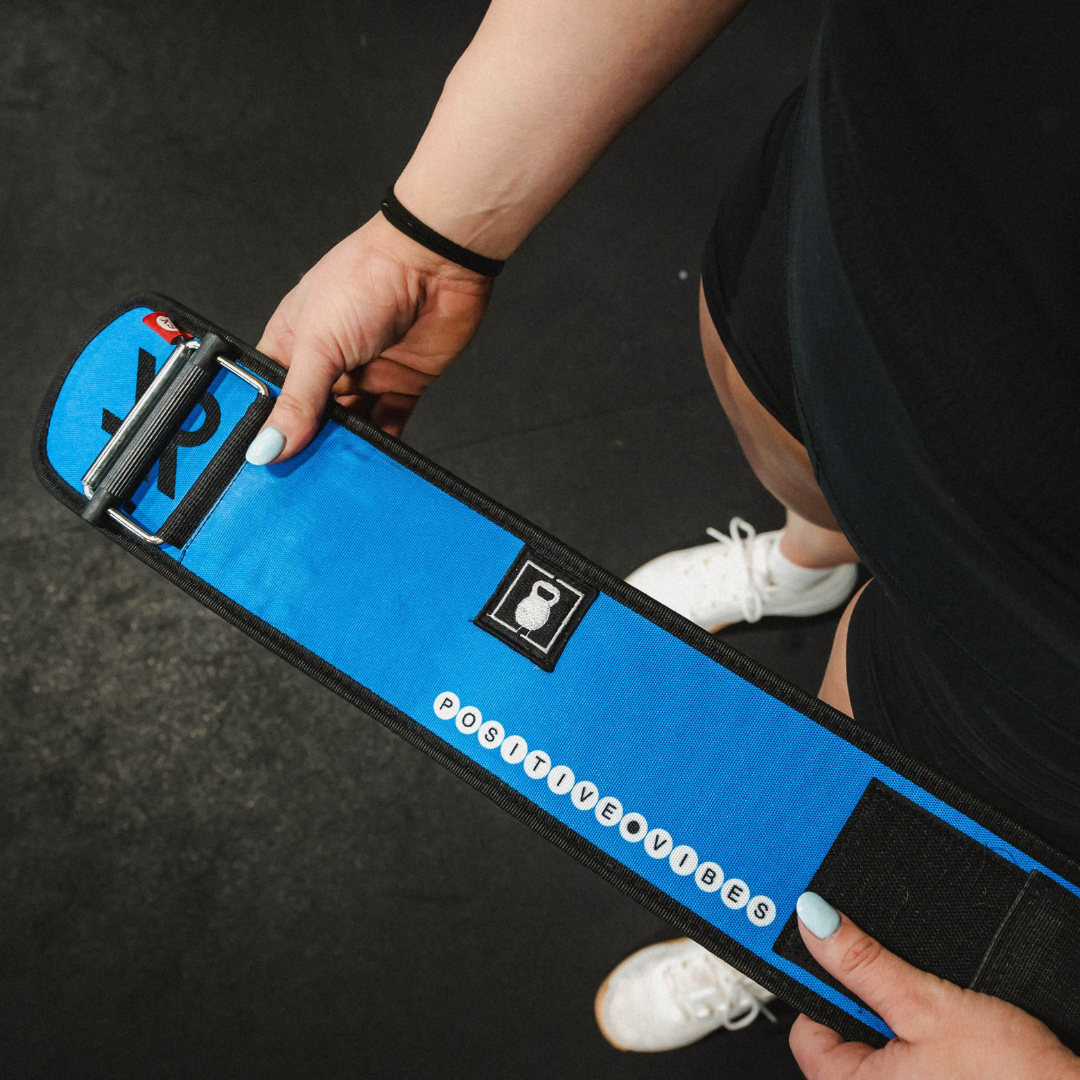 Positive Vibes by Alexis Raptis 4" Weightlifting Belt