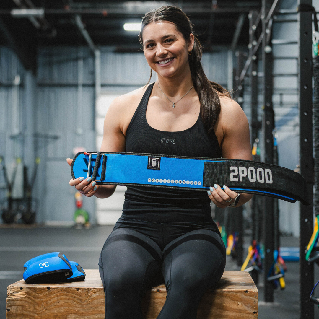 Positive Vibes by Alexis Raptis 4" Weightlifting Belt