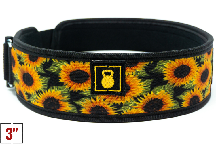 3&quot; Petite Sunflower Weightlifting Belt