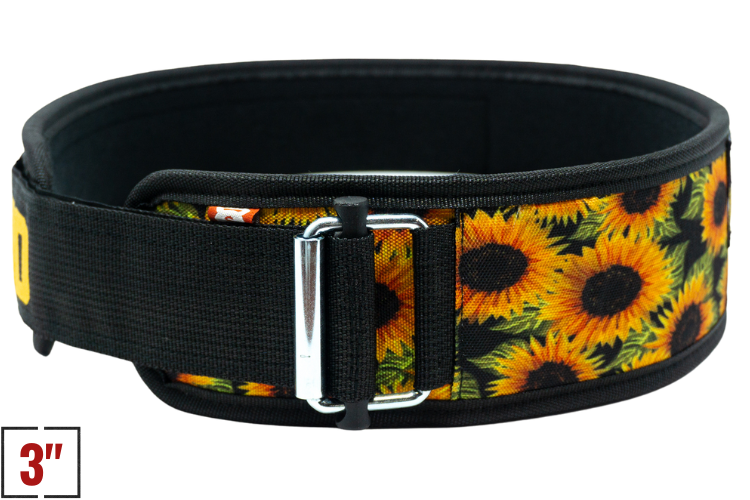 3&quot; Petite Sunflower Weightlifting Belt