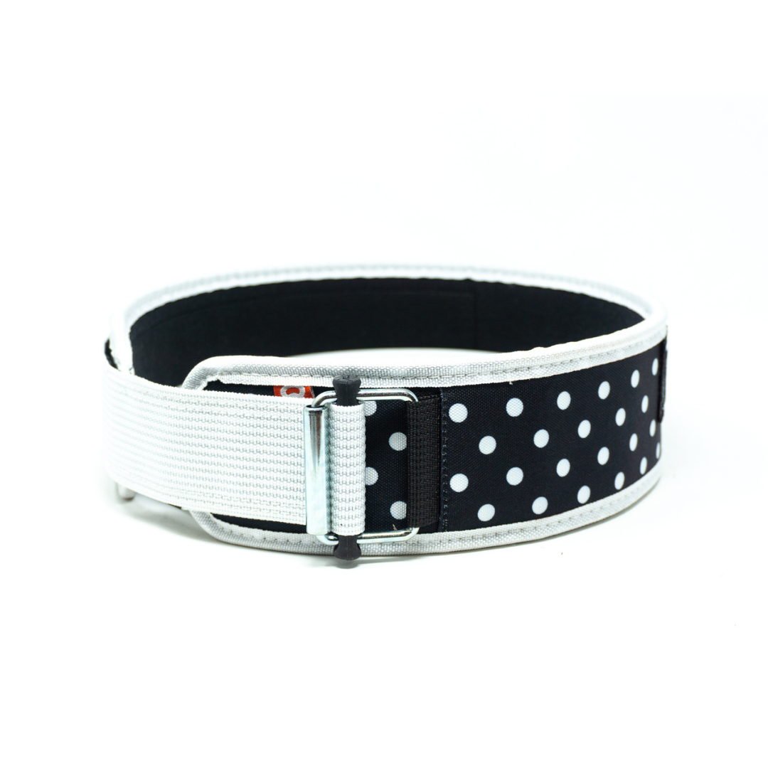 3" Petite Polka Dot Weightlifting Belt