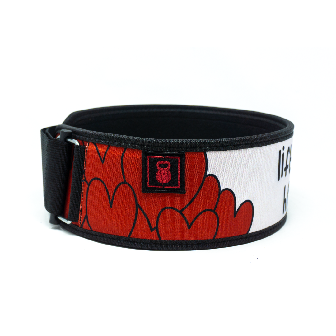 Lift With Heart 4" Weightlifting Belt