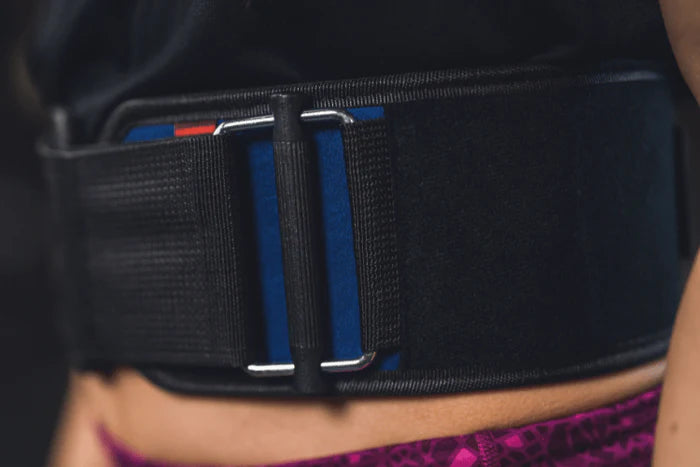 Navy Velcro Patch 4" Weightlifting Belt