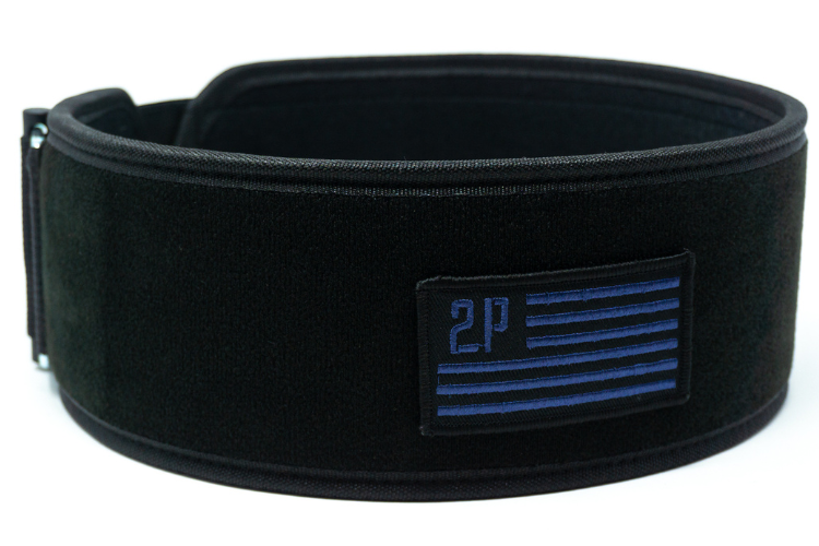 Navy Velcro Patch 4&quot; Weightlifting Belt - 2POOD