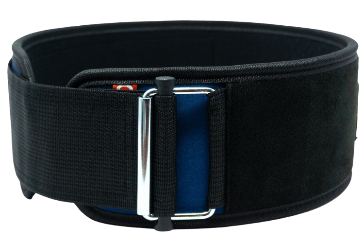 Navy Velcro Patch 4&quot; Weightlifting Belt - 2POOD