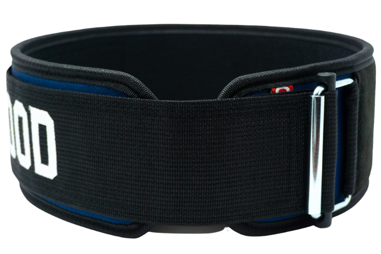 Navy Velcro Patch 4&quot; Weightlifting Belt - 2POOD