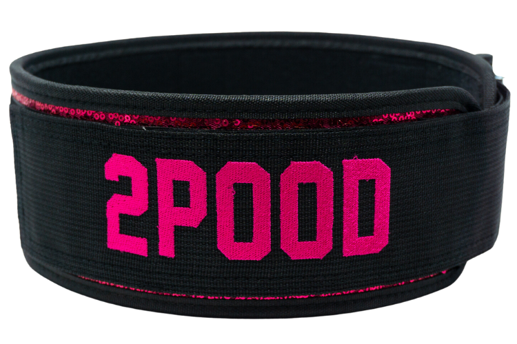 Bombshell (sparkle) 4&quot; Weightlifting Belt - 2POOD